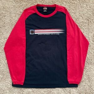 Vintage Harley Davidson Shirt Men’s XL Motorcycle 90s Y2K Riding Grunge Texas